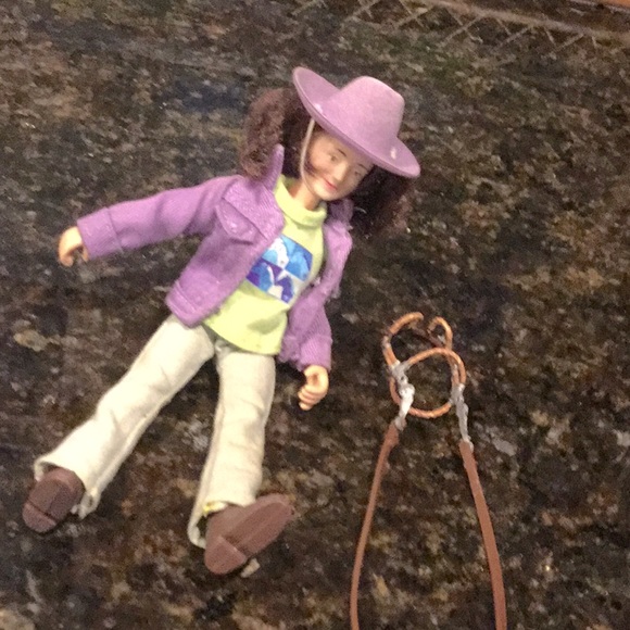 Breyer Toys Cowgirl Bundle Western Breyer Horse Doll Rider Cowboy Barn Decor Toy Headstall